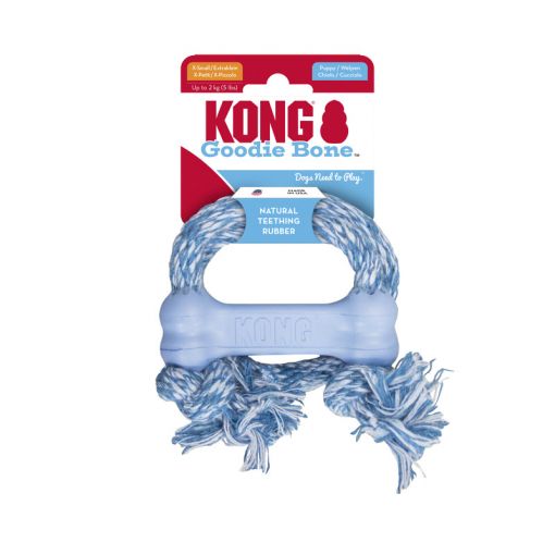 KONG Puppy Goodie Bone mit Seil Sortiert