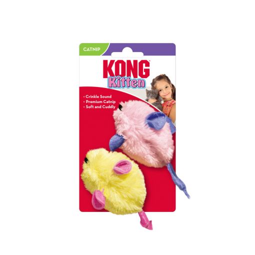 KONG Cat Kitten Mice 2er Pack Sortiert