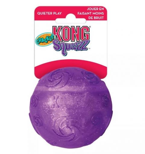 KONG Squeezz Crackle Ball Large Sortiert