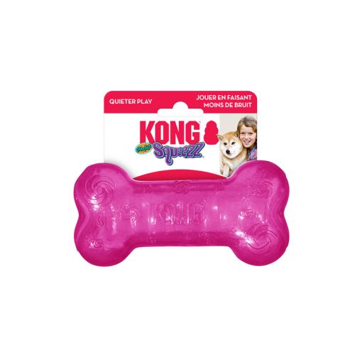 KONG Squeezz Crackle Bone Medium Sortiert