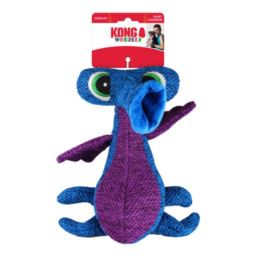 KONG Woozles Blue Medium