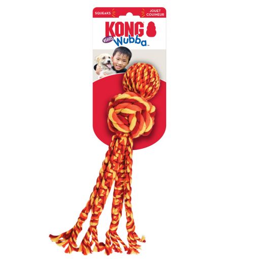 KONG Wubba Weaves mit Seil Large Sortiert