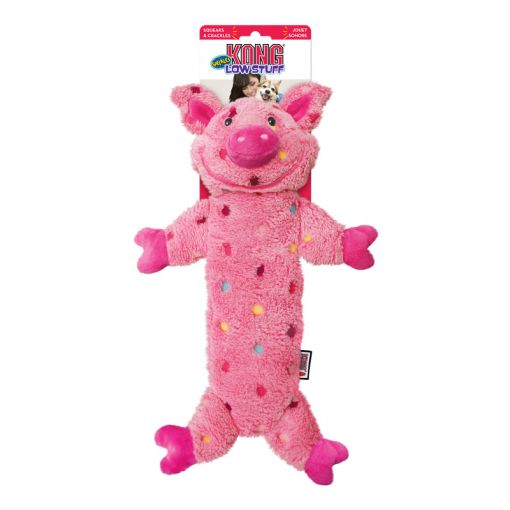 KONG Low Stuff Speckles Pig Large