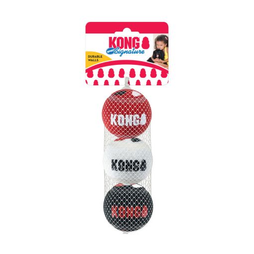 KONG Signature Sport Balls Medium 3er Pack Sortiert