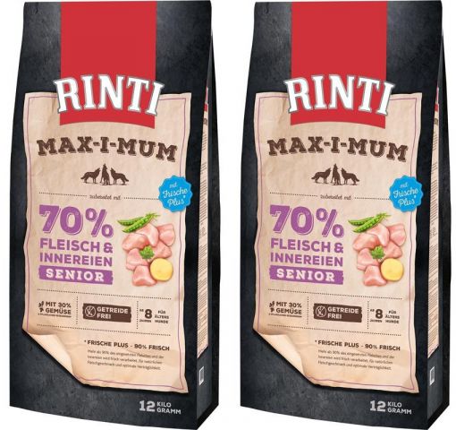 Rinti Max-i-mum Senior 2 x 12 kg Sparpaket