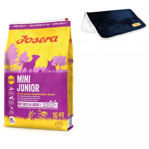 Josera Mini Junior 10 kg + Schnuffeldecke gratis