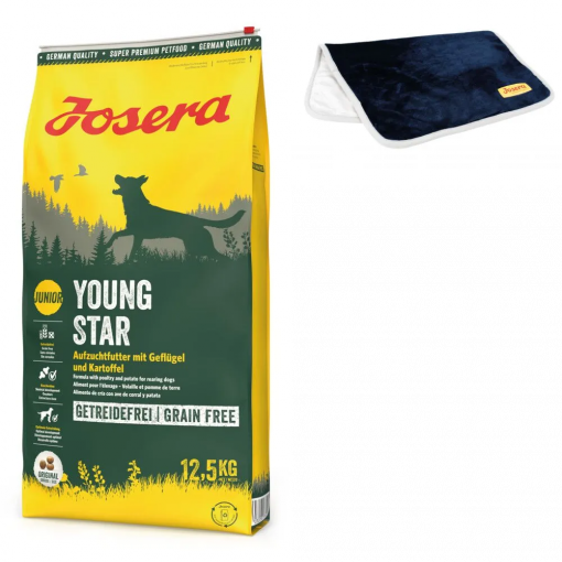 Josera Young Star 12,5 kg + Schnuffeldecke gratis