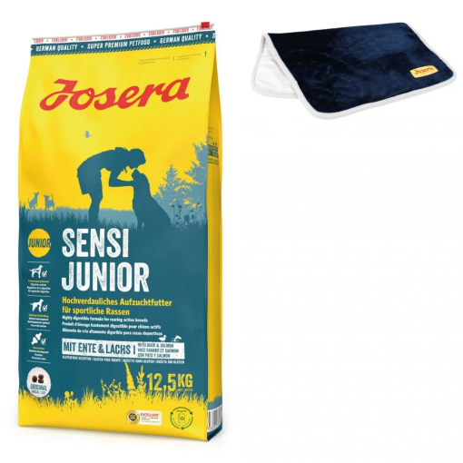 Josera SensiJunior 12,5 kg + Schnuffeldecke gratis