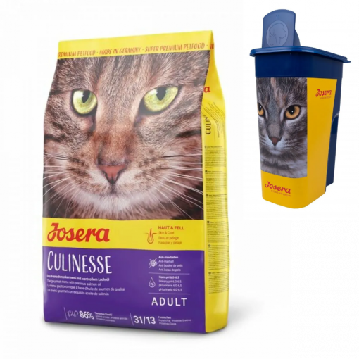 Josera Cat Culinesse 2 kg + Vorratsdose 4,1 Liter gratis