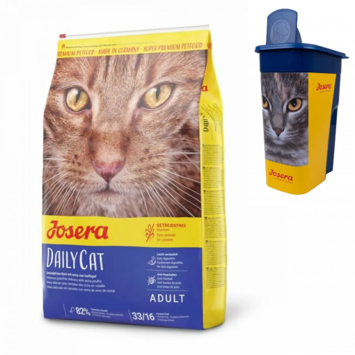 Josera Cat DailyCat 2 kg + Vorratsdose 4,1 Liter gratis