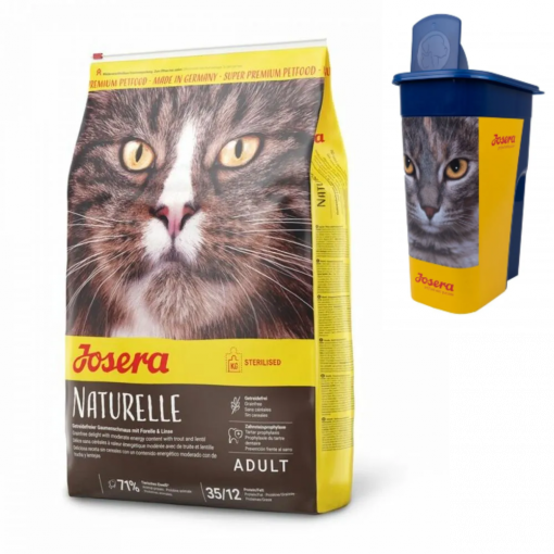 Josera Cat Naturelle 2 kg + Vorratsdose 4,1 Liter gratis