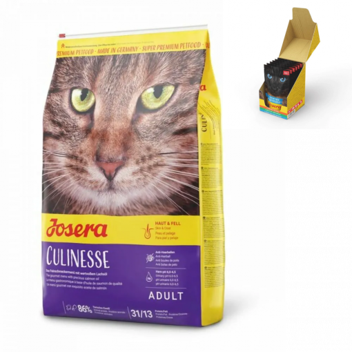 Josera Cat Culinesse 10 kg + Multipack Filet 6 x 70 g gratis