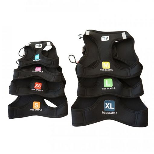 Curli Größenmuster Set Vest Harness  3XS - XL