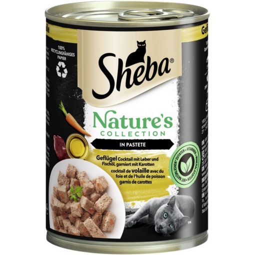 Sheba Dose Natures Collection mit Geflügel in Pastete 400g (Menge: 12 je Bestelleinheit)