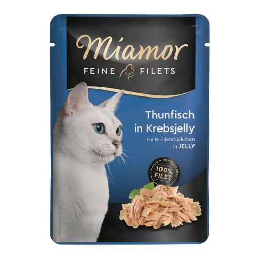 Miamor FB Feine Filets Thunfisch in Krebsjelly 100 g (Menge: 24 je Bestelleinheit)