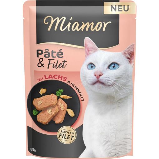 Miamor PB Pâté & Filet mit Lachs 85g (Menge: 10 je Bestelleinheit)