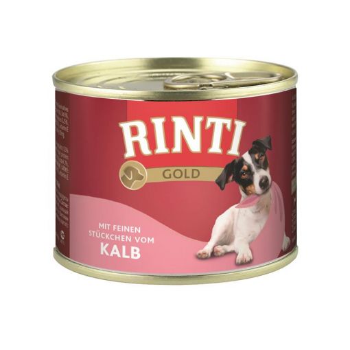 Rinti Dose Gold mit Kalb 185 g (Menge: 12 je Bestelleinheit)