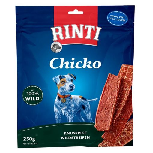 Rinti Chicko Knusprige Wildstreifen 250 g (Menge: 9 je Bestelleinheit)