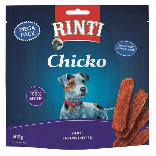 Rinti Extra Snack Chicko Ente Megapack 500 g (Menge: 5 je Bestelleinheit)