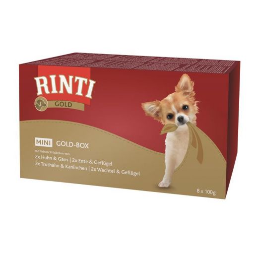 Rinti Schale Gold Mini Goldbox 8 x 100 g (Menge: 4 je Bestelleinheit)