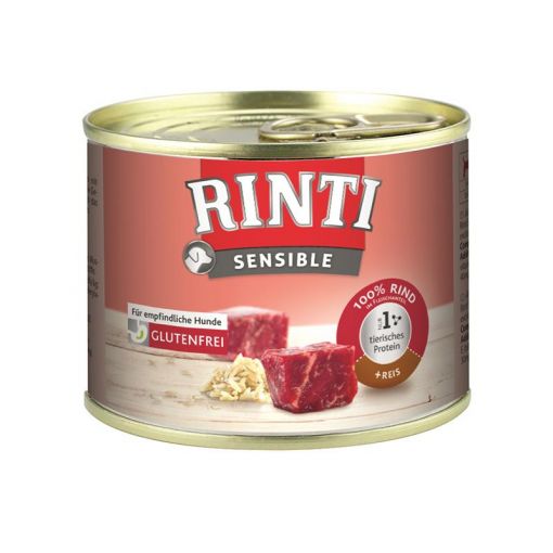 Rinti Dose Sensible Rind & Reis 185 g (Menge: 12 je Bestelleinheit)