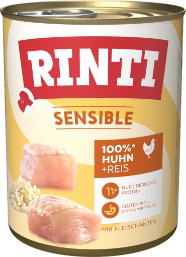 Rinti Dose Sensible Huhn & Reis 800g (Menge: 6 je Bestelleinheit)