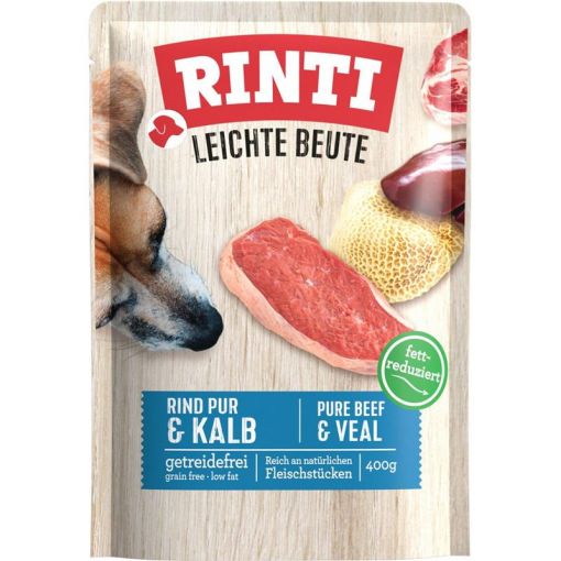 Rinti P.B. Leichte Beute Rind Pur & Kalb 400g (Menge: 10 je Bestelleinheit)