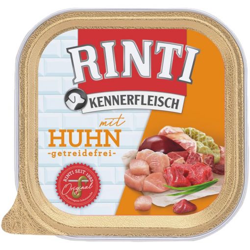 Rinti Kennerfleisch Schale Huhn 300 g (Menge: 9 je Bestelleinheit)