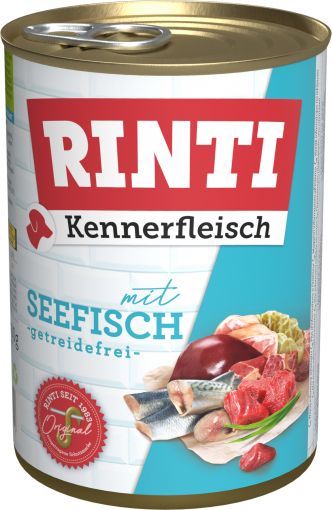 Rinti Dose Kennerfleisch Seefisch 400 g (Menge: 12 je Bestelleinheit)