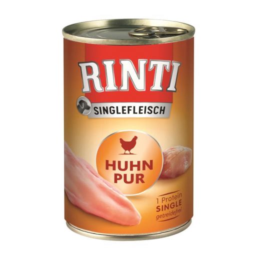 Rinti Dose Singlefleisch Huhn pur 400 g (Menge: 12 je Bestelleinheit)