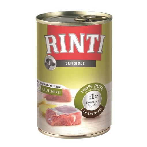 Rinti Dose Sensible Pute & Kartoffel 400 g (Menge: 12 je Bestelleinheit)