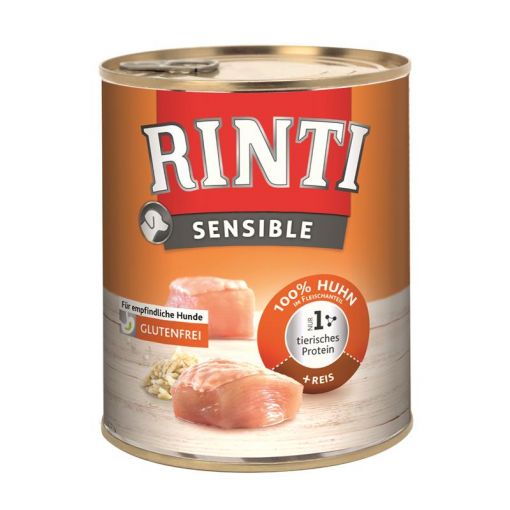 Rinti Dose Singlefleisch Huhn Pur 800 g (Menge: 6 je Bestelleinheit)