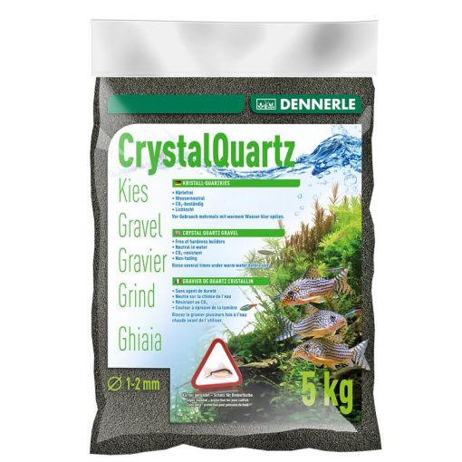 Dennerle Kristall-Quarzkies diamantschwarz 5 kg