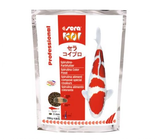 sera Koi Professional Spirulina Farbfutter 2200 g