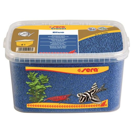 sera Gravel Blue Ø 2-3 mm 6 Liter