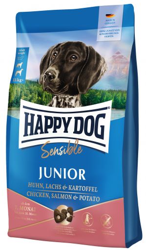 Happy Dog Sensible Junior Huhn Lachs & Kartoffel 10 kg