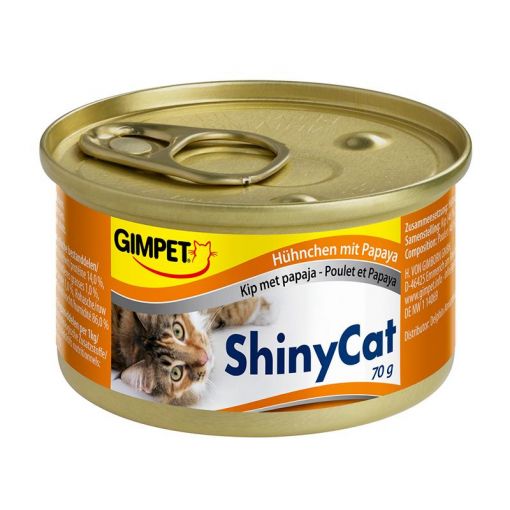 Gimpet ShinyCat Hühnchen + Papaya 70g (Menge: 24 je Bestelleinheit)