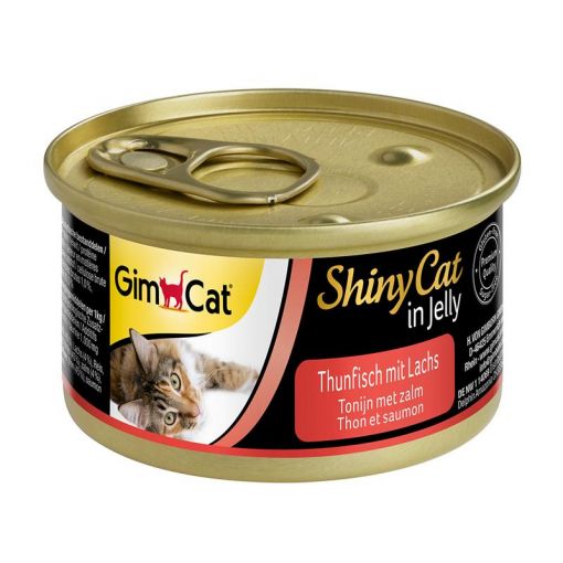 GimCat Dose ShinyCat Thunfisch&Lachs 70g (Menge: 24 je Bestelleinheit)