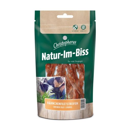 Christopherus Snack Natur-Im-Biss Hähnchenfiletstreifen 70g (Menge: 12 je Bestelleinheit)