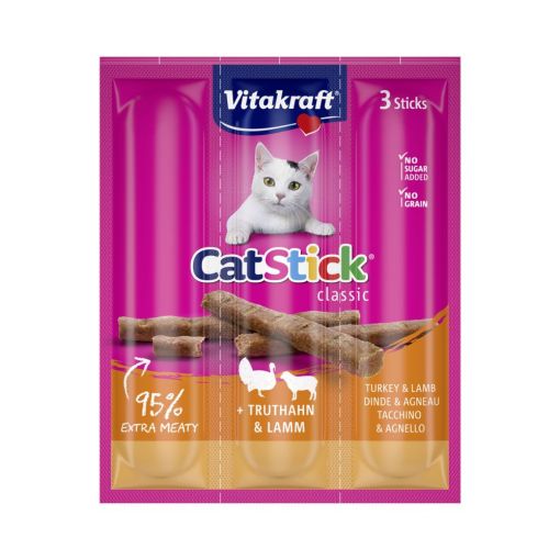 Vitakraft Cat-Stick mini Truthahn & Lamm Inhalt: 3 Stück