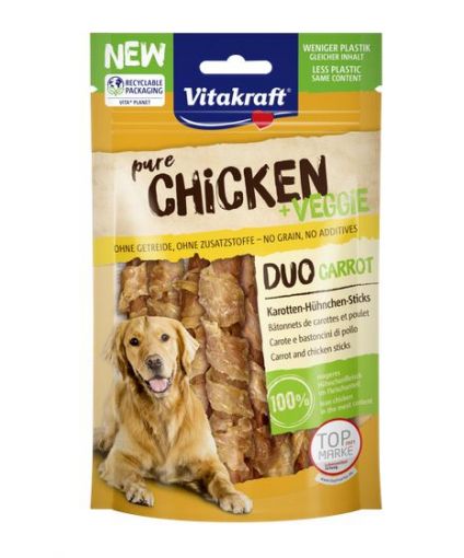 Vitakraft Chicken & Veggie Duo Karotten-Hühnchen-Sticks 80g