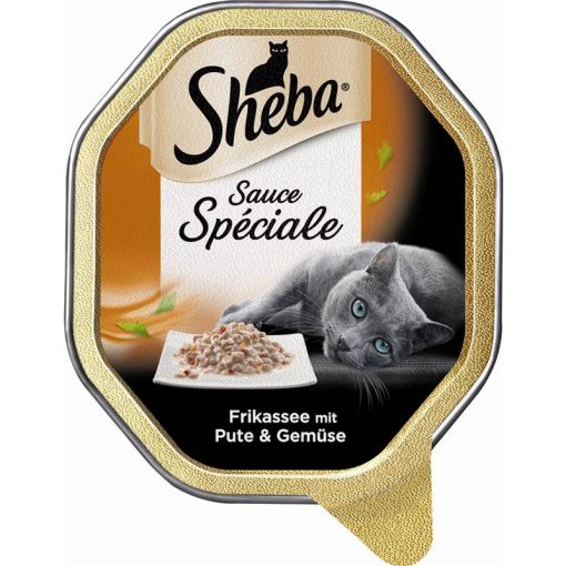 Sheba Schale Speciale Frikassee mit Pute & Gemüse 85g (Menge: 22 je Bestelleinheit)