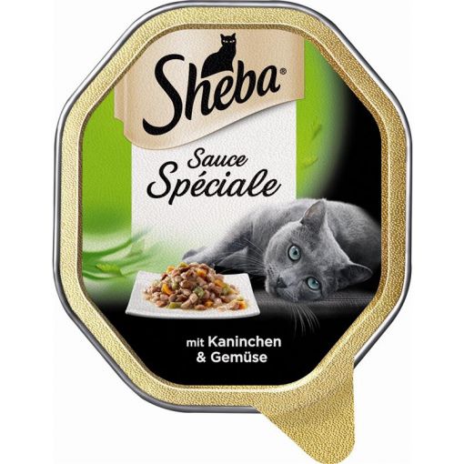 Sheba Schale Speciale mit Kaninchen und Gemüse 85g (Menge: 22 je Bestelleinheit)