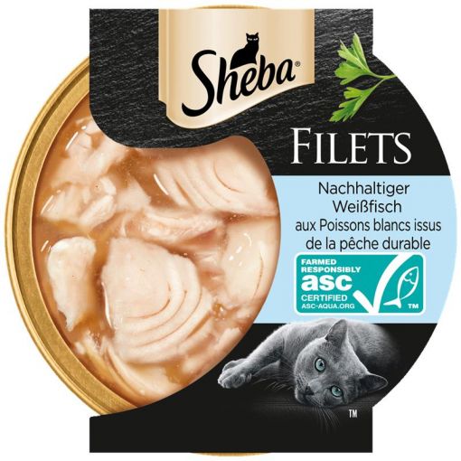 Sheba Schale Filets Weißfisch ASC 60g (Menge: 16 je Bestelleinheit)