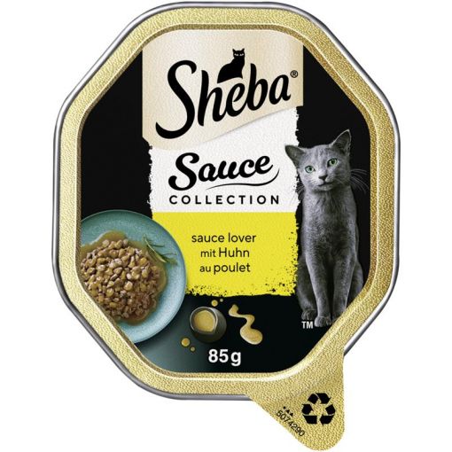 Sheba Schale Sauce Collection Sauce Lover Huhn 85g (Menge: 22 je Bestelleinheit)