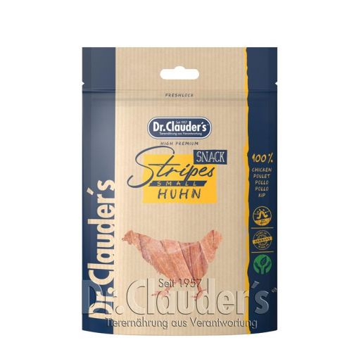 Dr. Clauders Dog Snack Stripes Huhn Small 80g