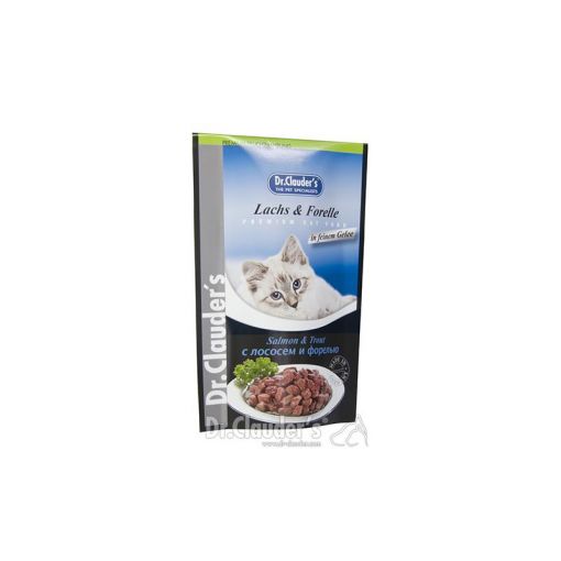 Dr. Clauders Cat PB Lachs & Forelle in Gelee 100g (Menge: 20 je Bestelleinheit)