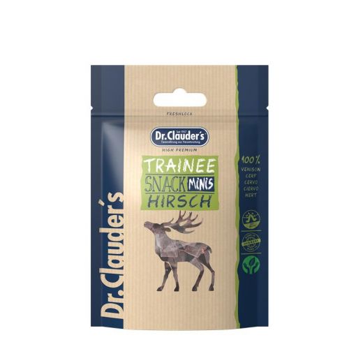 Dr. Clauders Dog Trainee Snack Minis Hirsch 50g (Menge: 10 je Bestelleinheit)