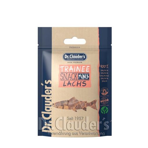 Dr. Clauders Dog Trainee Snack Minis Lachs 50g (Menge: 10 je Bestelleinheit)