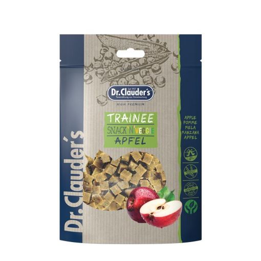 Dr. Clauders Dog Trainee Snack Veggie Apfel 80g